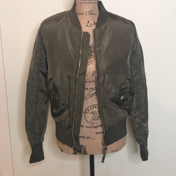 BE COOL Jackets & Blazers - Olive green Bomber Jacket